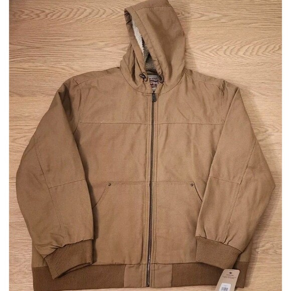 NEW Levis Jacket Mens XXL Sherpa Lined Trucker Zip Canvas Chore Barn Work Coat - Picture 1 of 8